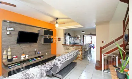 Casa com 3 quartos à venda na rua michael motta seelig, 36, hípica, porto alegre, 133 m2 por r$ 450.000