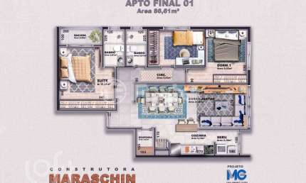 Apartamento com 3 quartos à venda na Rua Itaboraí, 1323, Jardim Botânico, Porto Alegre, 86 m2 por R$ 790.000