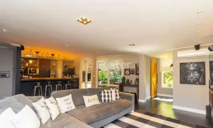 Casa em condomínio fechado com 3 quartos à venda na avenida coronel marcos, 760, pedra redonda, porto alegre, 370 m2 por r$ 2.100.000