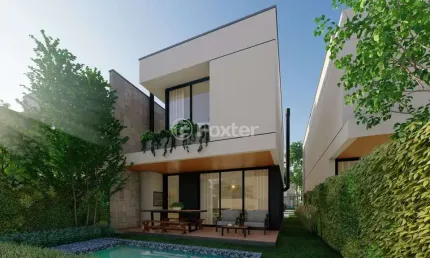 Casa em condomínio fechado com 3 quartos à venda na Rua Otávio Schemes, 2200, Barnabé, Gravataí, 136 m2 por R$ 833.000