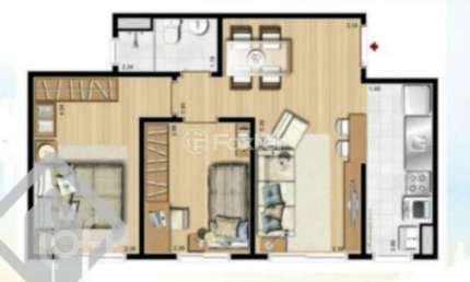 Apartamento com 2 quartos à venda na Rua Tenente Ary Tarrago, 1640, Jardim Itu Sabará, Porto Alegre, 48 m2 por R$ 285.000