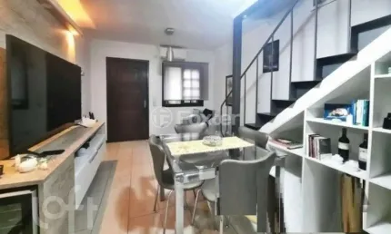 Casa em condomínio fechado com 2 quartos à venda na avenida monte cristo, 100, vila nova, porto alegre, 81 m2 por r$ 280.000