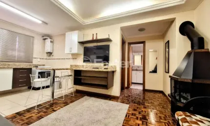 Apartamento com 1 quarto à venda na Rua Júlio De Castilhos, 897, Santa Terezinha, Canela, 42 m2 por R$ 480.000