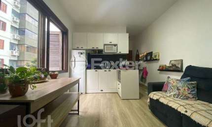 Apartamento com 1 quarto à venda na Avenida Getúlio Vargas, 1160, Menino Deus, Porto Alegre, 27 m2 por R$ 175.000