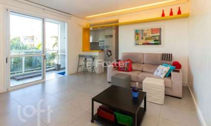 Apartamento com 1 quarto à venda na Rua dos Chernes, 590, Jurerê, Florianópolis, 54 m2 por R$ 990.000