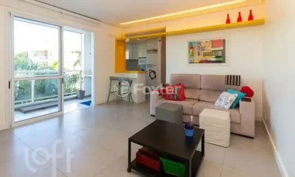 Apartamento com 1 quarto à venda na Rua dos Chernes, 590, Jurerê, Florianópolis, 54 m2 por R$ 990.000