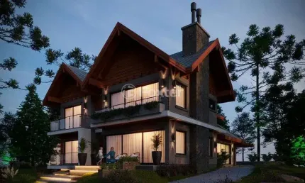 Casa em condomínio fechado com 4 quartos à venda na Rua Vinte E Oito, 1100, Vila Dante, Canela, 355 m2 por R$ 4.500.000