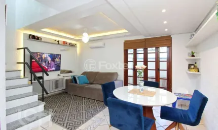 Casa em condomínio fechado com 3 quartos à venda na avenida wenceslau escobar, 3714, sétimo céu, porto alegre, 136 m2 por r$ 590.000