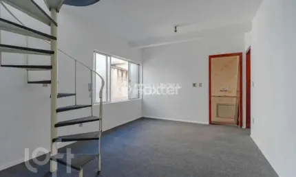 Cobertura com 1 quarto à venda na rua nunes, 536, medianeira, porto alegre, 41 m2 por r$ 115.000