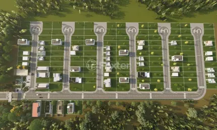 Terreno à venda na avenida senador salgado filho, 7700, querência, viamão, 217 m2 por r$ 154.354