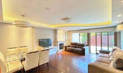 Casa em condomínio fechado com 4 quartos à venda na rua manajó, 70, vila assunção, porto alegre, 240 m2 por r$ 1.500.000