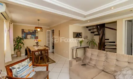 Casa em condomínio fechado com 3 quartos à venda na rua landel de moura, 2541, tristeza, porto alegre, 115 m2 por r$ 480.000