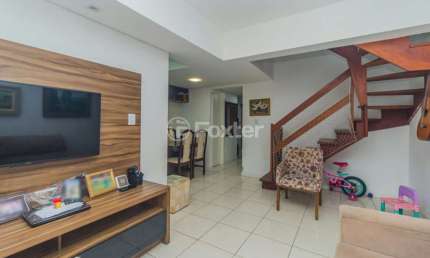 Casa em condomínio fechado com 3 quartos à venda na Rua São Sebastião do Cai, 119, Camaquã, Porto Alegre, 118 m2 por R$ 410.000