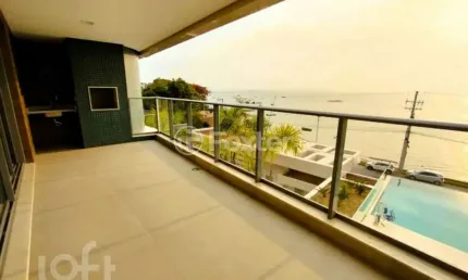 Apartamento com 3 quartos à venda na estrada haroldo soares glavan, 4320, cacupé, florianópolis, 179 m2 por r$ 4.600.000