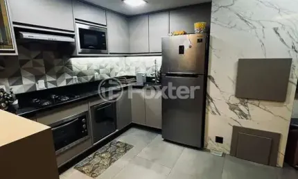 Casa em condomínio fechado com 2 quartos à venda na beco do carvalho, 493, jardim carvalho, porto alegre, 78 m2 por r$ 340.000