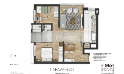 Apartamento com 2 quartos à venda na praça doutor gastão santos, 18, passo da areia, porto alegre, 66 m2 por r$ 670.000