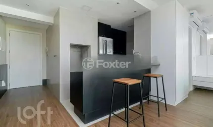 Kitnet / stúdio à venda na avenida borges de medeiros, 2277, centro histórico, porto alegre, 43 m2 por r$ 669.000