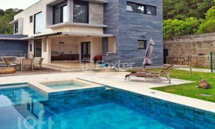 Casa em condomínio fechado com 3 quartos à venda na Estrada Haroldo Soares Glavan, 4940, Cacupé, Florianópolis, 323 m2 por R$ 7.180.000