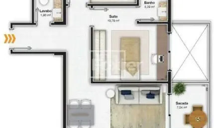 Apartamento com 2 quartos à venda na Rodovia Admar Gonzaga, 1669, Itacorubi, Florianópolis, 76 m2 por R$ 1.003.000