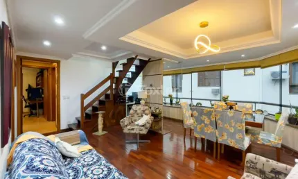 Cobertura com 3 quartos à venda na Rua Vicente da Fontoura, 1519, Santana, Porto Alegre, 178 m2 por R$ 1.000.000