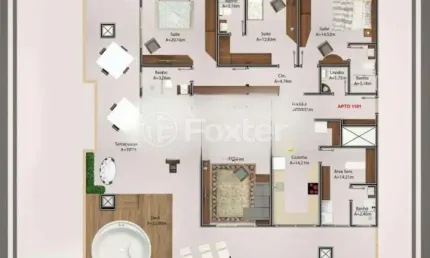Cobertura com 3 quartos à venda na Rua Angelita Figueiredo, 1596, Areias, São José, 236 m2 por R$ 1.200.000