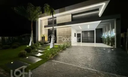 Casa em condomínio fechado com 3 quartos à venda na rua lagoinha, 65, pedra branca, palhoça, 174 m2 por r$ 2.400.000