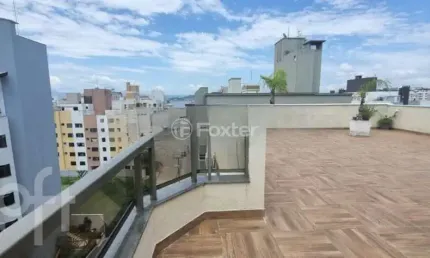Cobertura com 3 quartos à venda na Rua Bias Peixoto, 187, Abraão, Florianópolis, 128 m2 por R$ 800.000