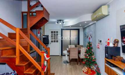 Casa em condomínio fechado com 3 quartos à venda na Rua Afonso Arinos, 145, Camaquã, Porto Alegre, 92 m2 por R$ 360.000