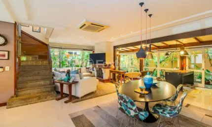 Casa em condomínio fechado com 4 quartos à venda na avenida otto niemeyer, 77, tristeza, porto alegre, 380 m2 por r$ 2.050.000
