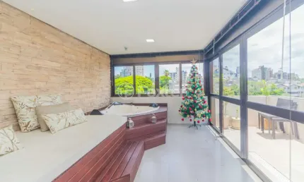 Cobertura com 1 quarto à venda na Avenida Cristóvão Colombo, 3870, Higienópolis, Porto Alegre, 101 m2 por R$ 690.000