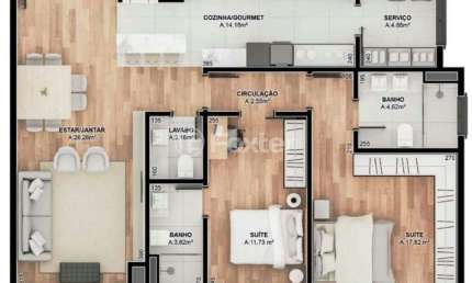 Apartamento com 2 quartos à venda na Avenida Das Hortênsias, 1200, Dutra, Gramado, 101 m2 por R$ 2.490.000