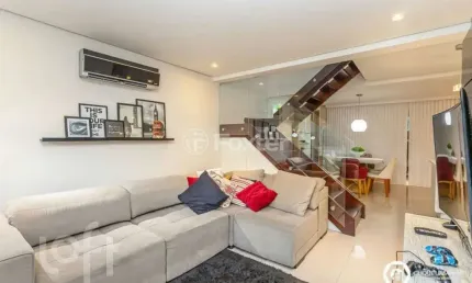 Casa em condomínio fechado com 3 quartos à venda na rua conselheiro xavier da costa, 3428, ipanema, porto alegre, 159 m2 por r$ 850.000