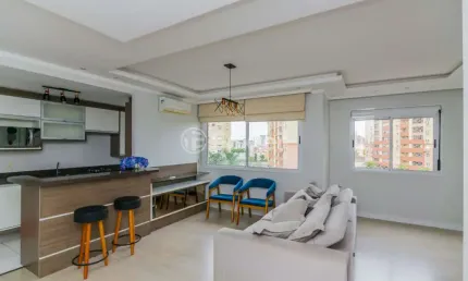 Apartamento com 3 quartos à venda na avenida dom cláudio josé gonçalves ponce de leão, 140, vila ipiranga, porto alegre, 65 m2 por r$ 470.000