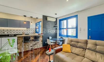 Apartamento com 1 quarto à venda na rua luzitana, 572, higienópolis, porto alegre, 45 m2 por r$ 230.000