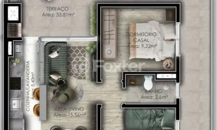 Apartamento com 2 quartos à venda na Rua Araçá, 545, Centro, Canoas, 80 m2 por R$ 390.000