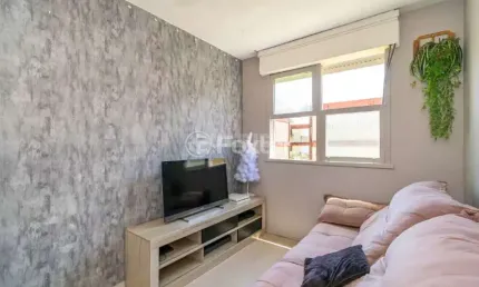 Apartamento com 2 quartos à venda na travessa escobar, 574, camaquã, porto alegre, 48 m2 por r$ 213.000