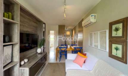 Casa em condomínio fechado com 1 quarto à venda na Estrada do Nazário, 6700, Distrito Industrial, Cachoeirinha, 29 m2 por R$ 185.000