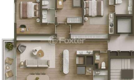 Apartamento com 3 quartos à venda na Rua Coronel Paulino Teixeira, 85, Rio Branco, Porto Alegre, 123 m2 por R$ 1.623.000