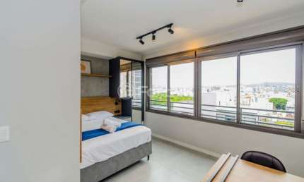 Flat com 1 quarto à venda na Avenida João Pessoa, 731, Centro Histórico, Porto Alegre, 24 m2 por R$ 522.500