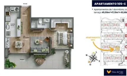 Apartamento com 2 quartos à venda na Avenida Primeiro de Maio, 1700, Várzea Grande, Gramado, 80 m2 por R$ 721.650