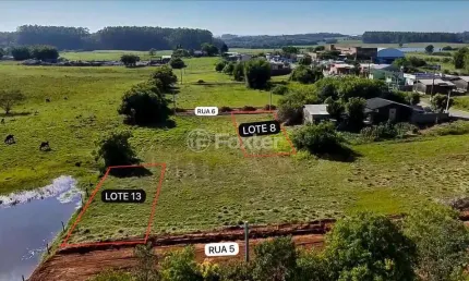 Terreno à venda na Rua Venâncio dos Santos, LOTE 13 QU, Centro, Glorinha, 314 m2 por R$ 135.000