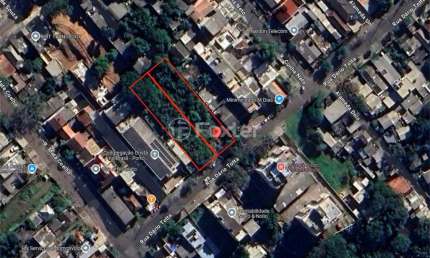 Terreno à venda na Rua Dário Totta, 549/557, Teresópolis, Porto Alegre, 1742 m2 por R$ 1.016.500