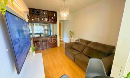 Apartamento com 2 quartos à venda na Rua dos Sabiás, 400, Jardim Algarve, Alvorada, 45 m2 por R$ 210.000