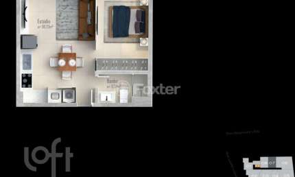 Kitnet / Stúdio à venda na Rua Lauro Linhares, 750, Trindade, Florianópolis, 38 m2 por R$ 595.000
