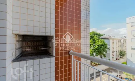 Apartamento com 3 quartos à venda na rua doutor campos velho, 1756, cristal, porto alegre, 63 m2 por r$ 370.000