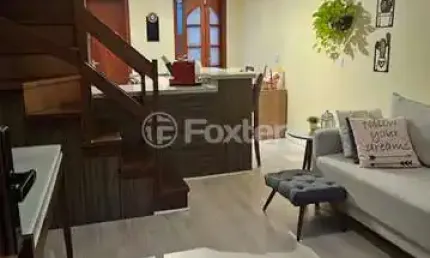 Casa em condomínio fechado com 3 quartos à venda na rua sílvio silveira soares, 2406, camaquã, porto alegre, 100 m2 por r$ 420.000