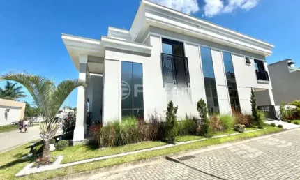 Casa em condomínio fechado com 3 quartos à venda na Avenida Wilson Castelo Branco, 184, Beira Rio, Biguaçu, 165 m2 por R$ 1.399.000