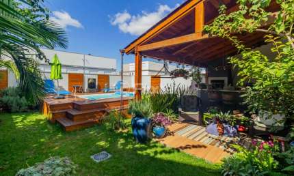 Casa em condomínio fechado com 3 quartos à venda na Rua Chácara das Nascentes, 216, Lomba do Pinheiro, Porto Alegre, 99 m2 por R$ 870.000