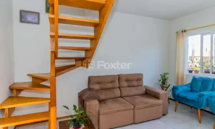 Casa em condomínio fechado com 2 quartos à venda na Rua Capitão Pedroso, 416, Restinga, Porto Alegre, 82 m2 por R$ 289.351
