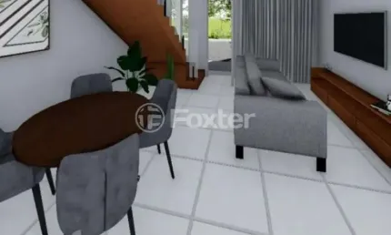 Casa com 2 quartos à venda na Rua Querência, 561, Dona Mercedes, Gravataí, 62 m2 por R$ 279.900